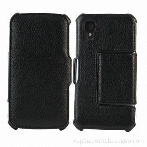 New Arrival Book Folio Heat Setting Mobile Phone Cases for Google Nexus 5, High-quality PU Material